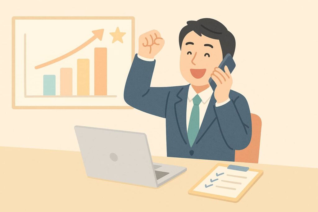 営業職で個人目標を達成するポイント