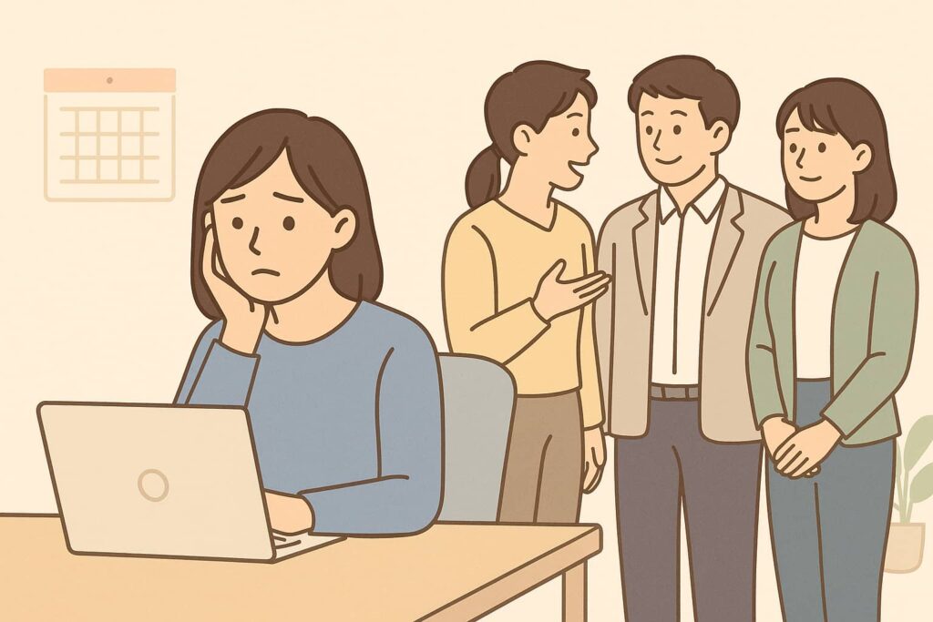 職場で孤立しやすい人の特徴