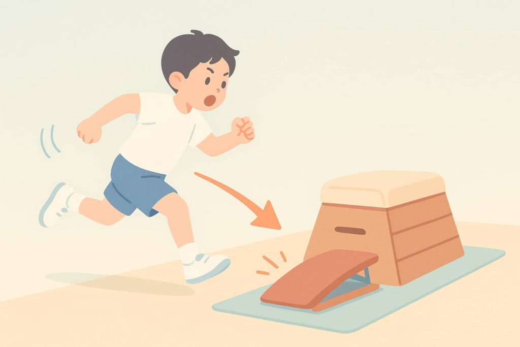 踏み切り板を強く踏むコツとタイミング