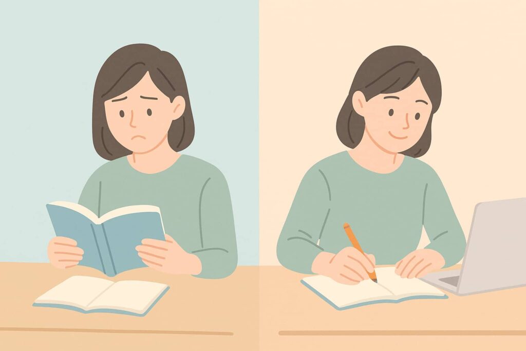 読むだけのインプットは意味ない？実践が鍵