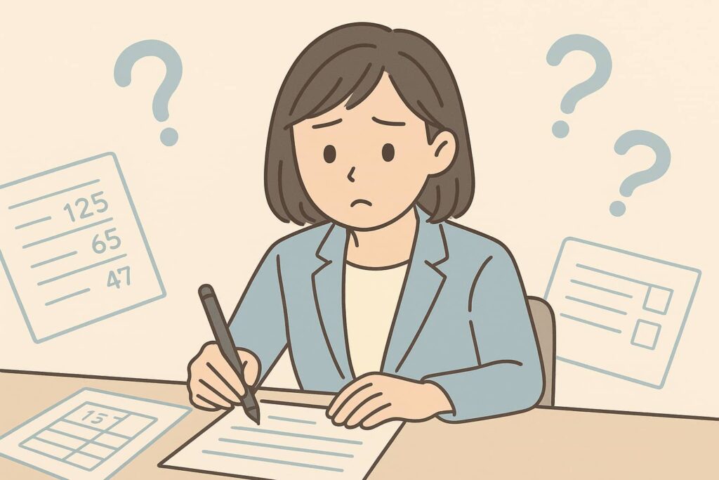 事務職は定量化できず書き方に迷走する