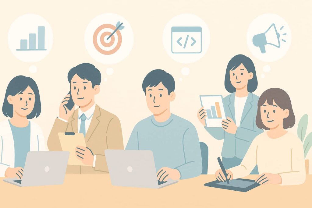 会社の目標設定がめんどくさい時の職種別例文