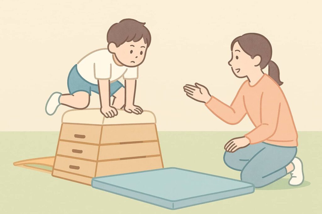 跳び箱が怖い人でもできる克服練習法