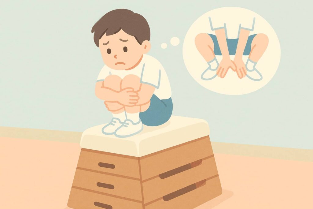 閉脚跳びや抱え込み跳び特有の不安