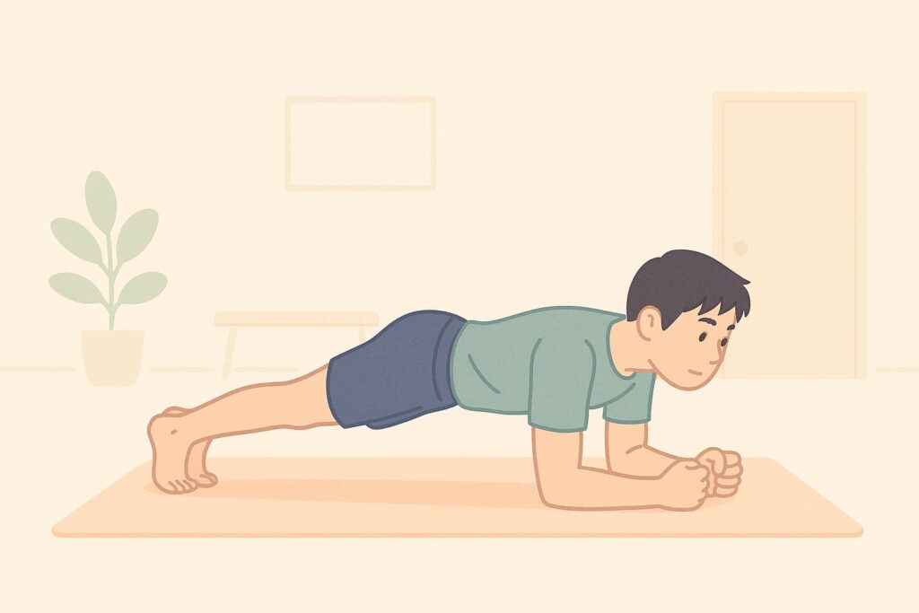 まっすぐな姿勢を作る体幹と筋トレ