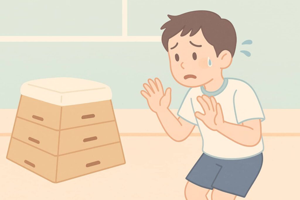 跳び箱が怖いと感じる根本的な理由
