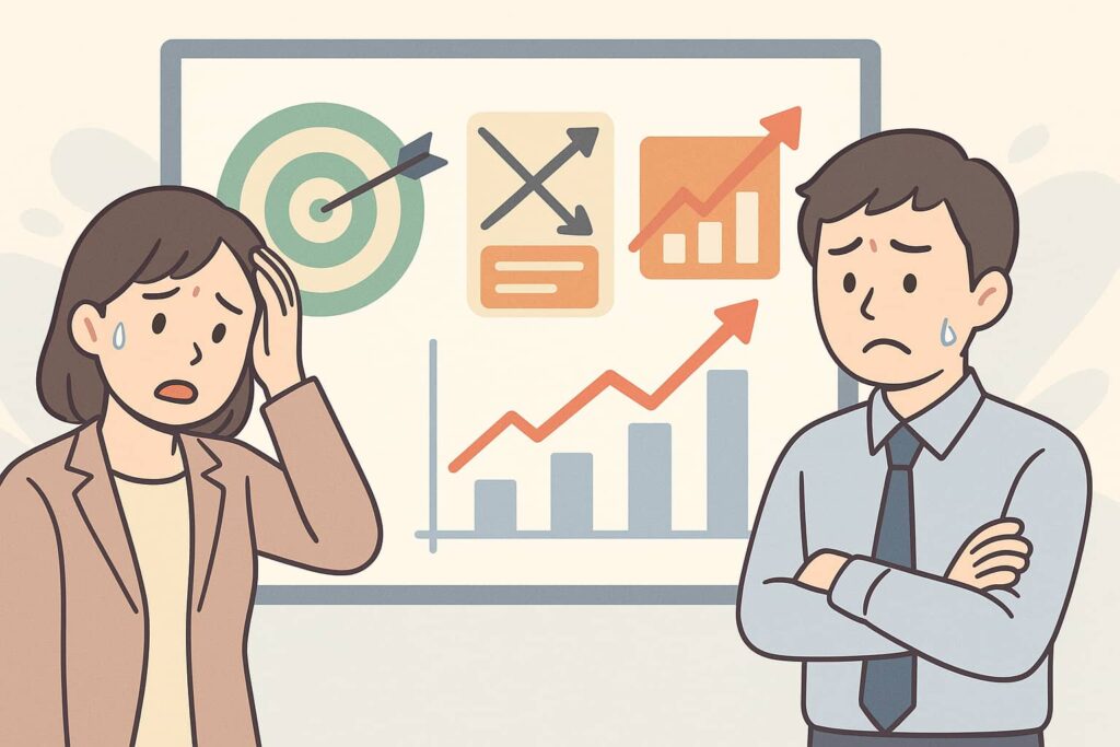 ノルマの割り当てに変質する目標の弊害