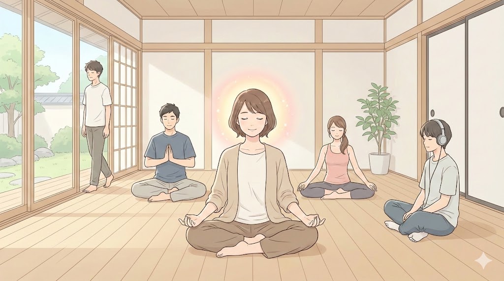 瞑想の種類とマインドフルネスの位置づけ