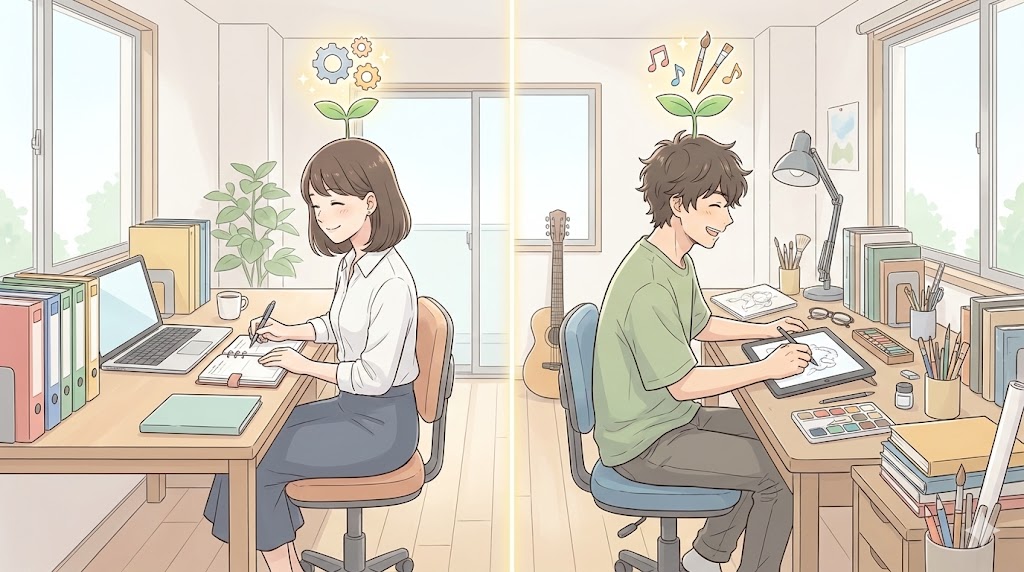 性格に合わせた環境作りが能力を開花させる