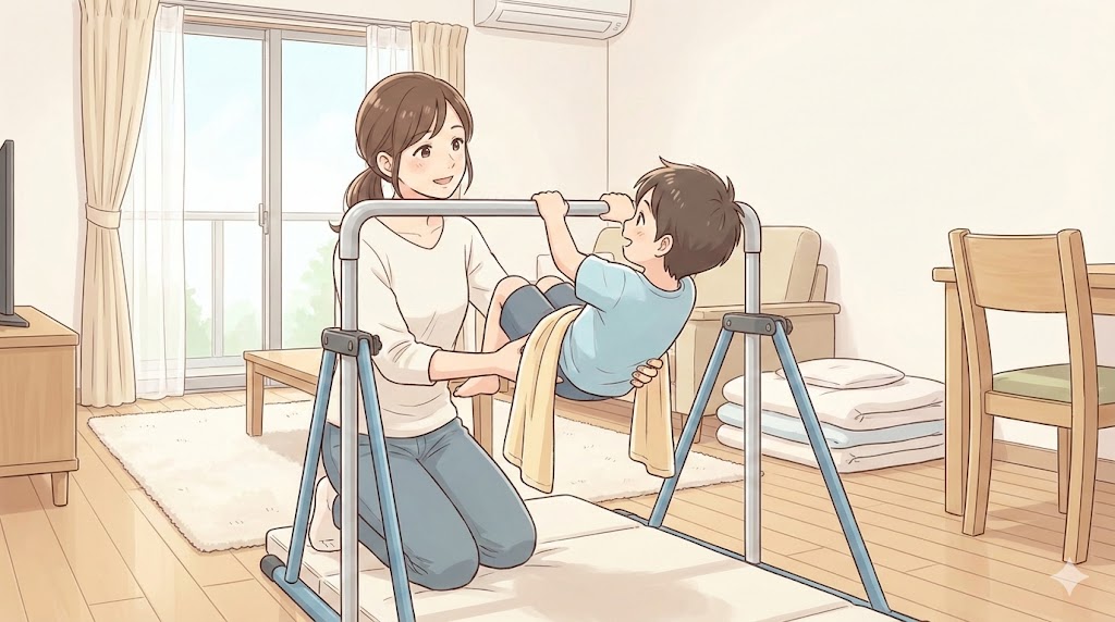 逆上がりの練習を家で行う具体的な方法