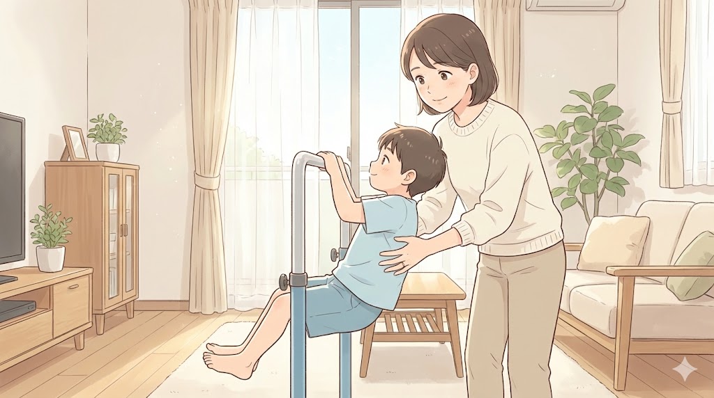 親が教えるコツと逆上がりの補助方法