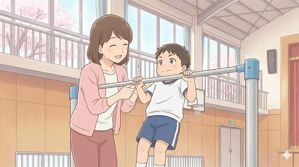 逆上がりで運動神経を伸ばす練習法