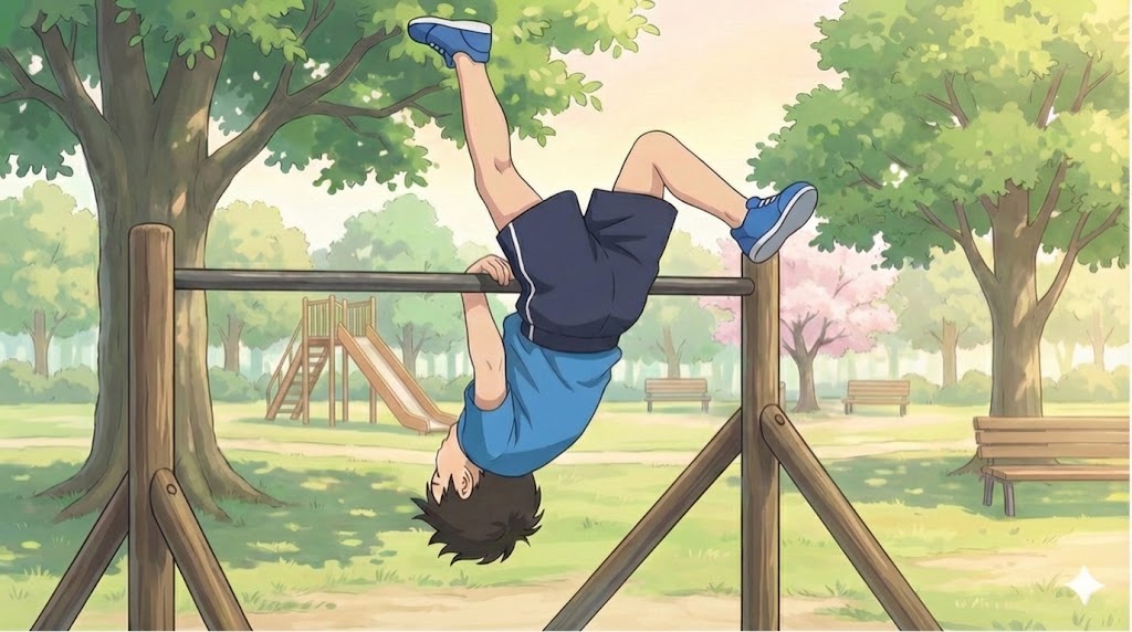 逆上がりへのステップアップ準備