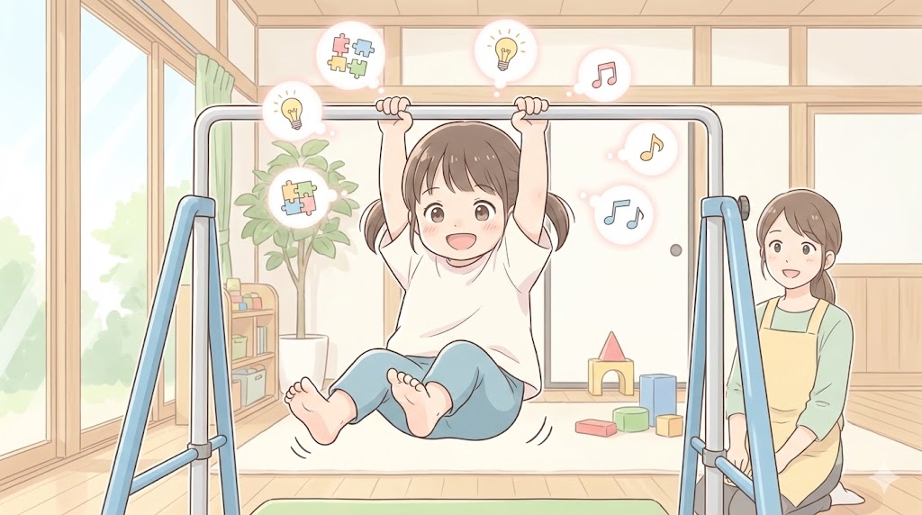 知育にも良いぶら下がりの驚くべき効果