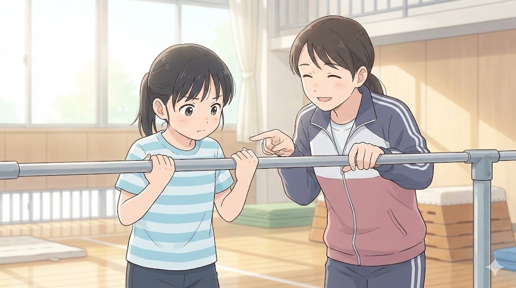 逆上がりが上達する鉄棒の握り方