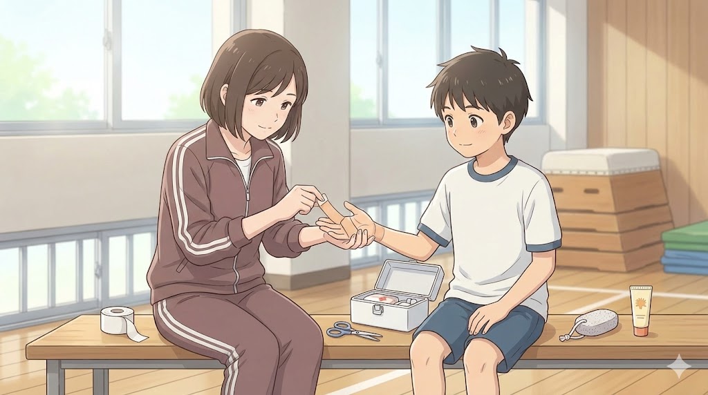 マメのケアとテーピングの裏技