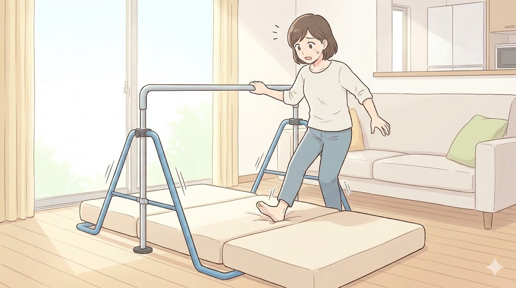 ニトリの製品を鉄棒に使うリスク