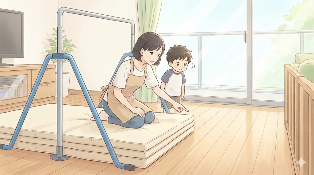 床の傷や凹みを防ぐマットの重要性