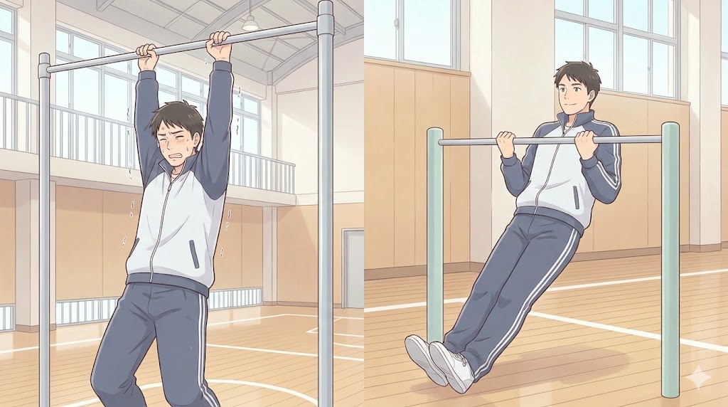 大人が鉄棒をできない理由と改善法