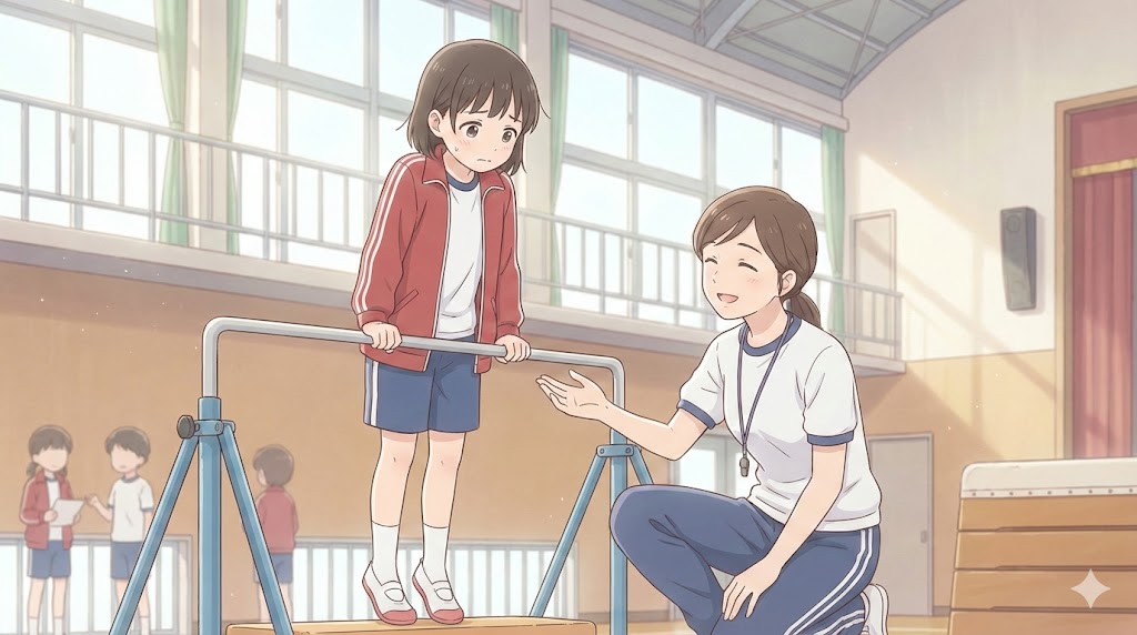 鉄棒の空中前回りができない原因と恐怖心の克服