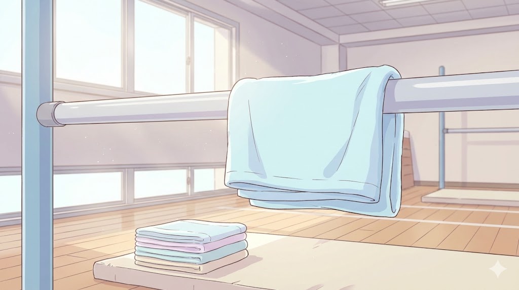 タオルを使った安全な補助練習法