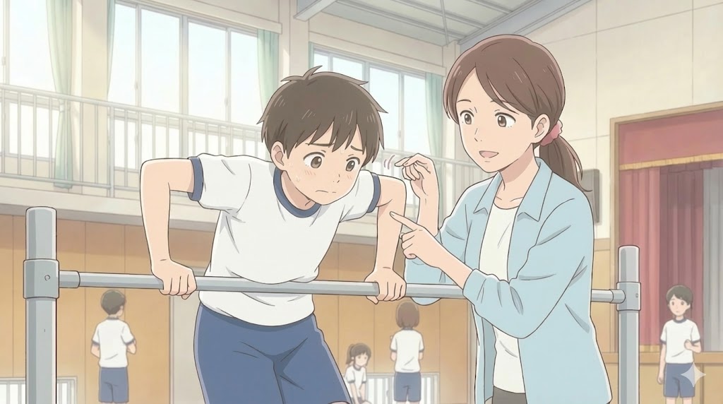 空中前回りができない子の共通点