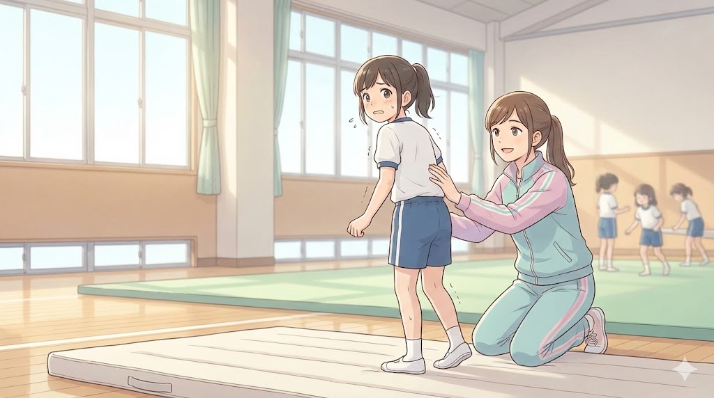 恐怖心で後転ができない時の心理