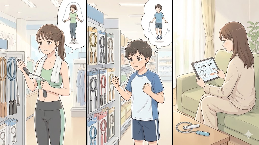 目的別に縄跳びがどこに売ってるか解説