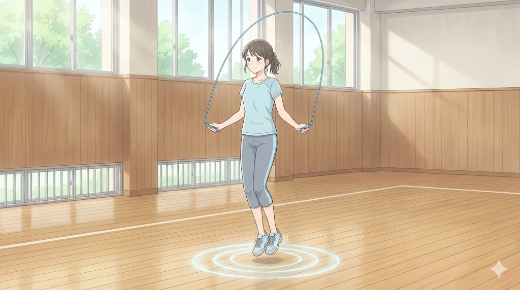 効率的な着地で足への負担を減らす