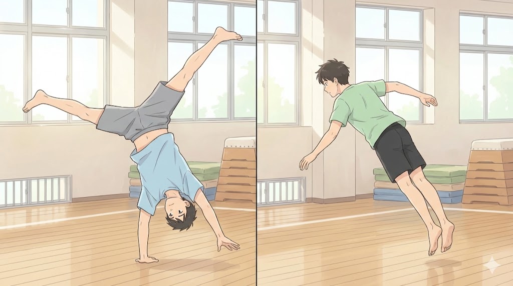 側転とロンダートの違いとは