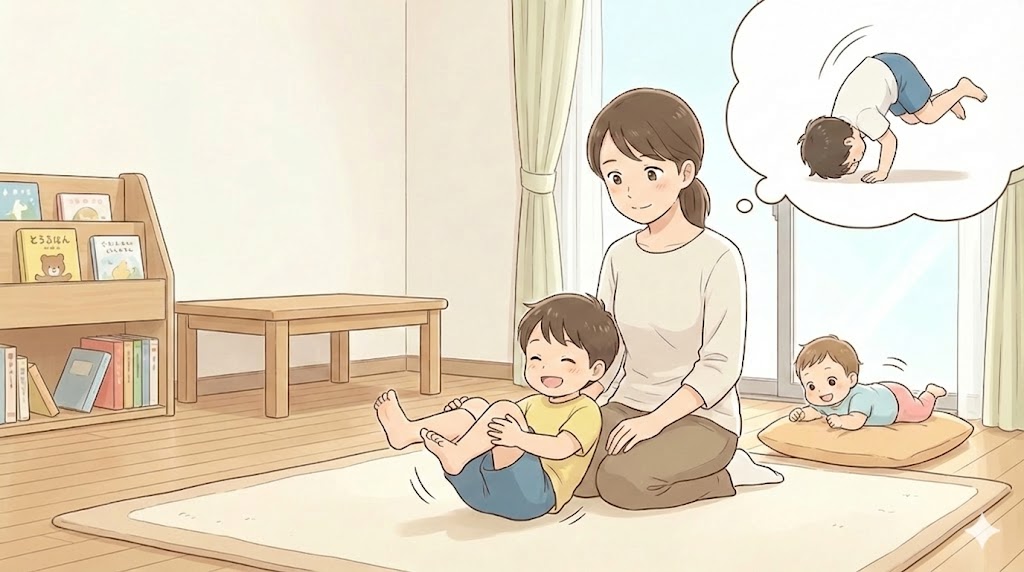 発達の視点で見る前転は何歳から適正か