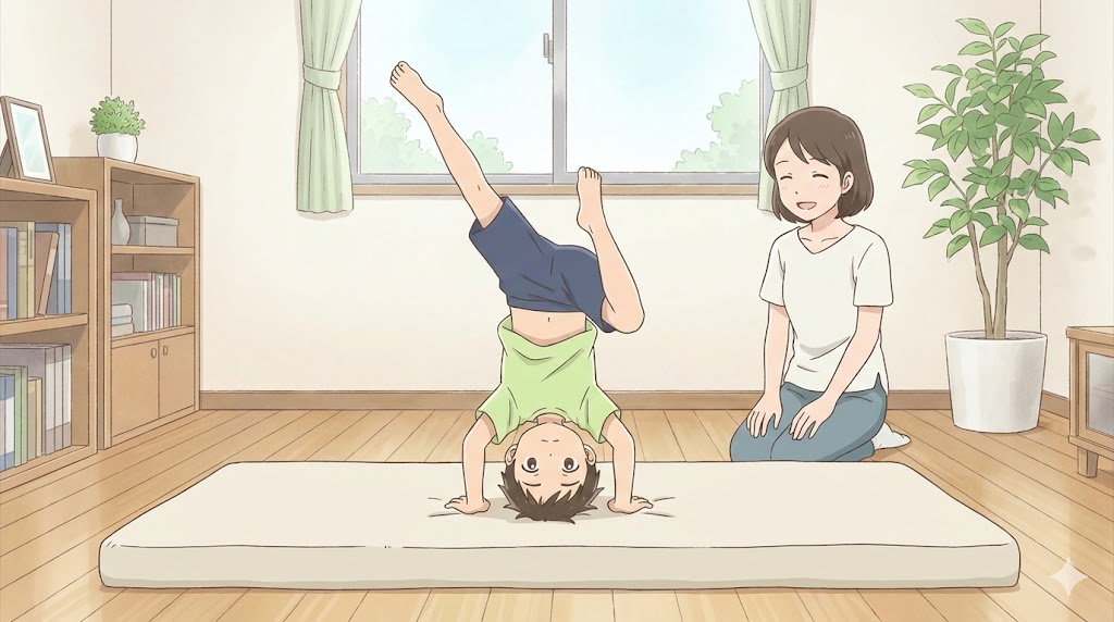 小学生にも有効な足を蹴り上げない練習