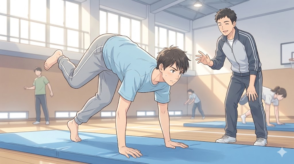 実践的な倒立歩行のコツと応用技術