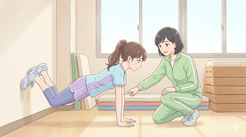 壁倒立ができない原因と改善策