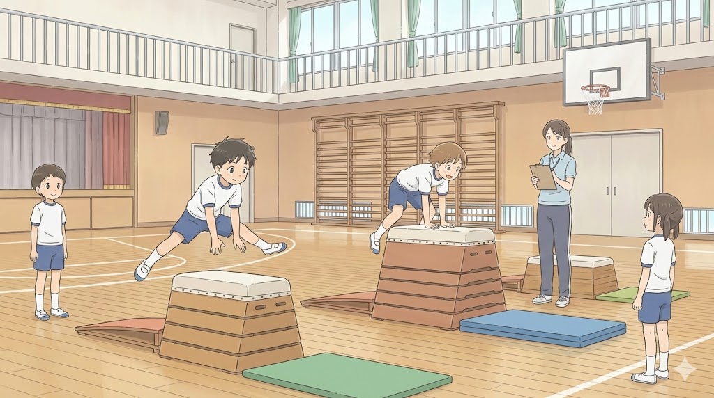 跳び箱における小学生の平均的実態