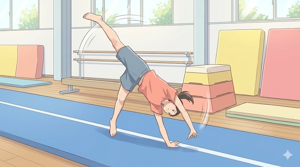 ロンダートと側転の違いとは?目的を解説