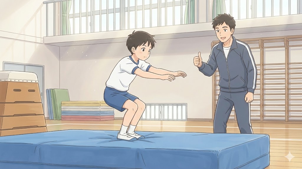 怪我を防ぐための安全な着地