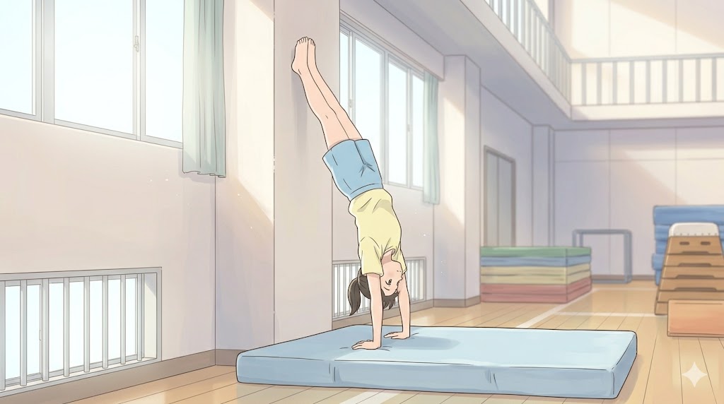 初心者向け！跳び箱のハンドスプリング練習