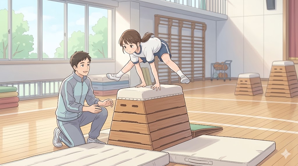 跳び箱の高さを安全に攻略する技術