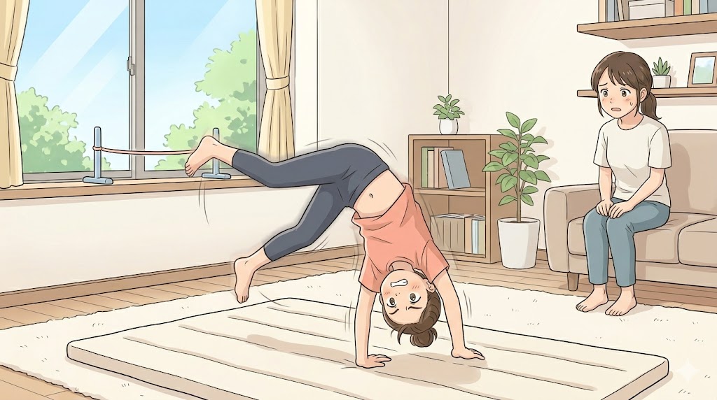 側転で足が上がらない3つの根本原因