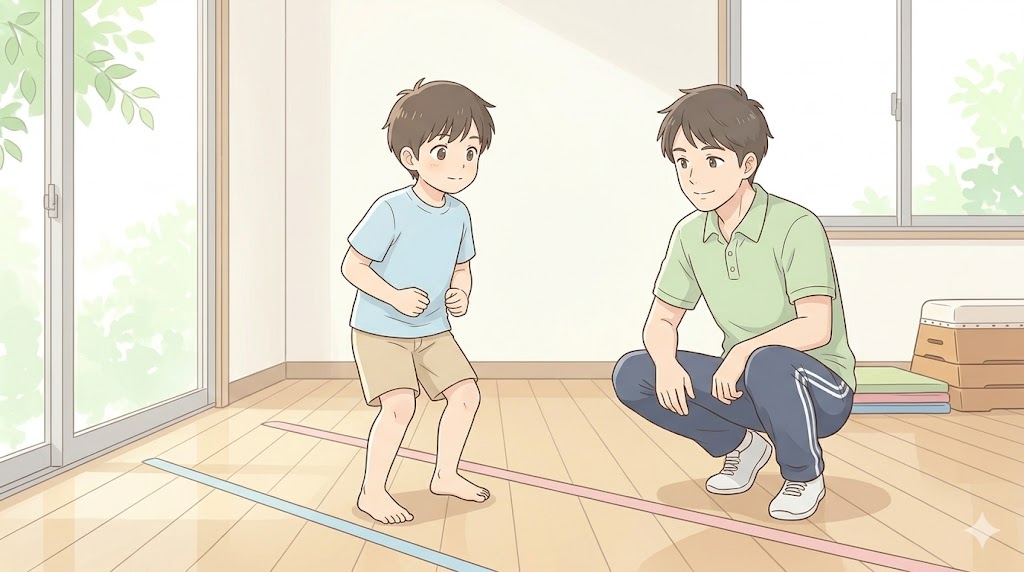 反復横跳びの基本フォームと姿勢のコツ