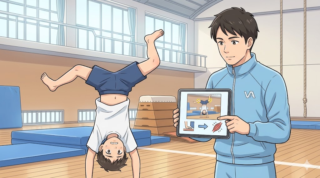 側転で足が曲がるのはなぜ?3つの原因