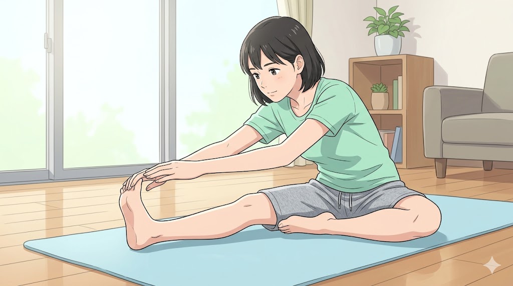 ハムストリングスの柔軟性を高めるストレッチ