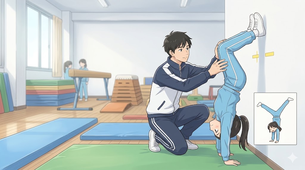 側転で足が曲がる悩みを解決する練習法