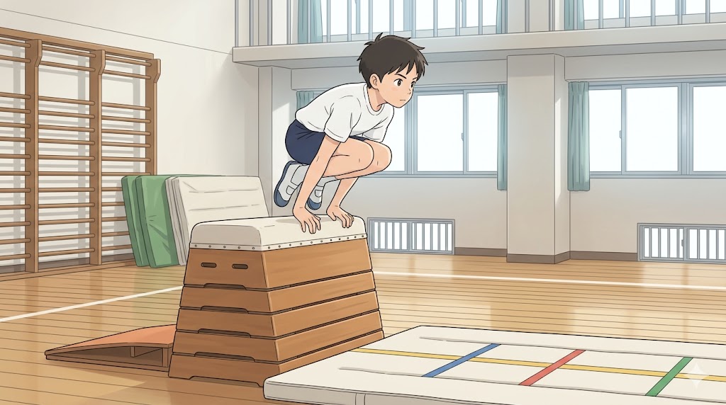 遠くへ跳ぶための突き放しの感覚