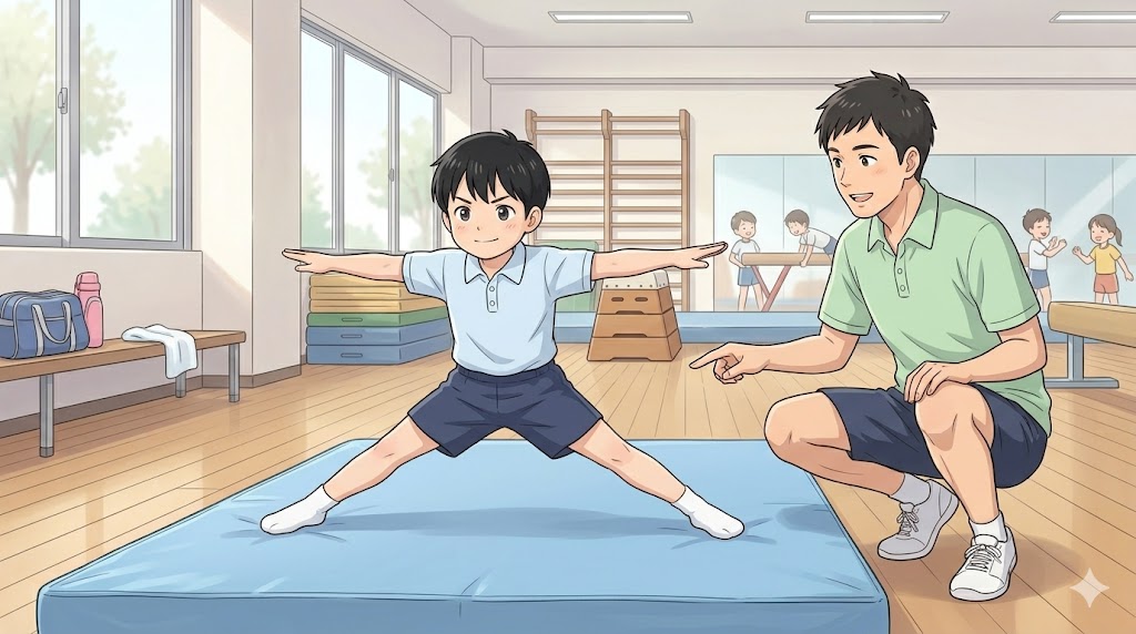 できないを克服する開脚後転のコツと練習法