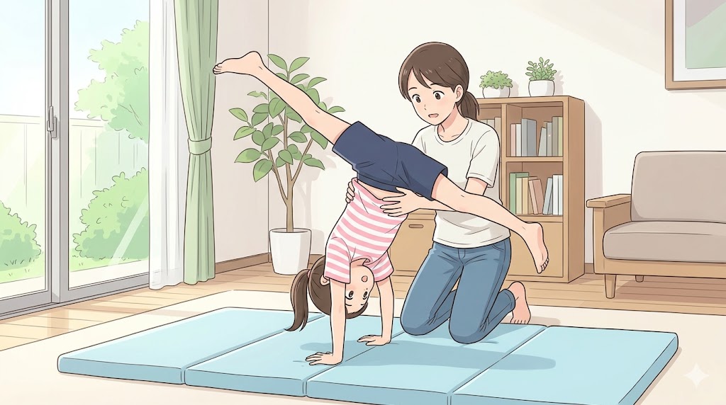 側転で足が上がらない悩みを解決する練習法