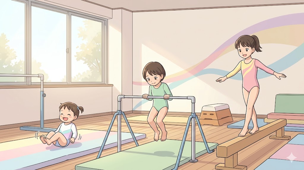 体操教室は何歳から始めるのがベスト？スキャモン曲線で見る最適時期