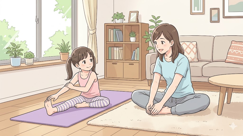 家でできる簡単なストレッチと準備運動