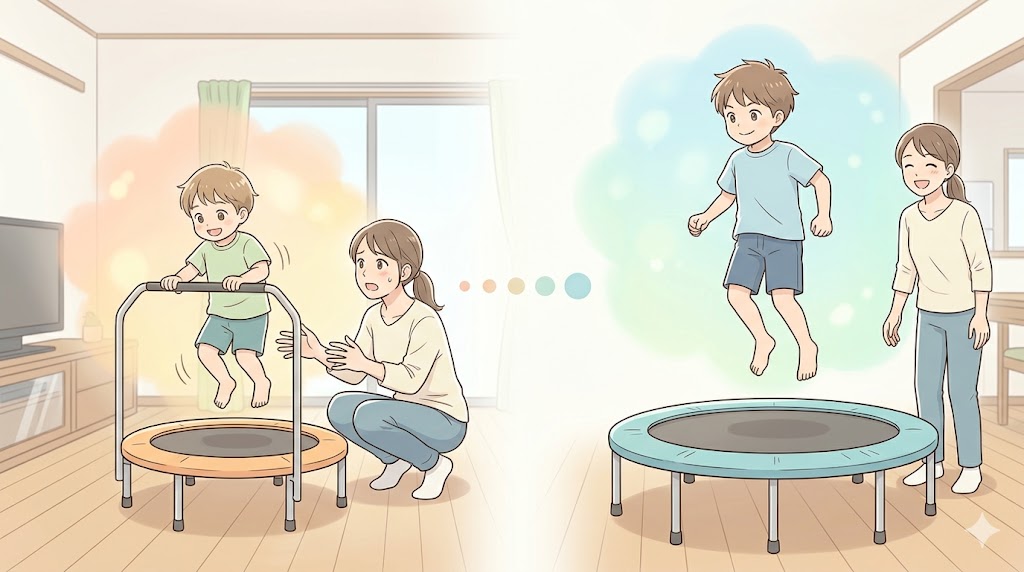 【大前提】トランポリンは何歳から？医学的見解と、市販品の対象年齢の違い